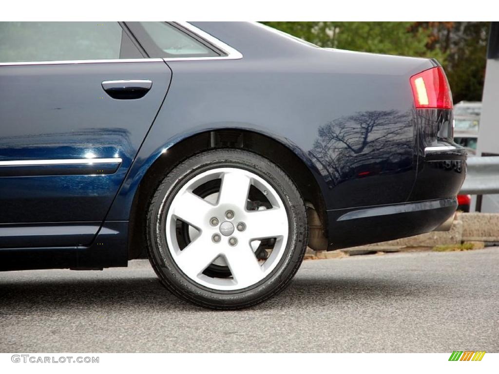 2005 A8 4.2 quattro - Night Blue Pearl / Platinum photo #12