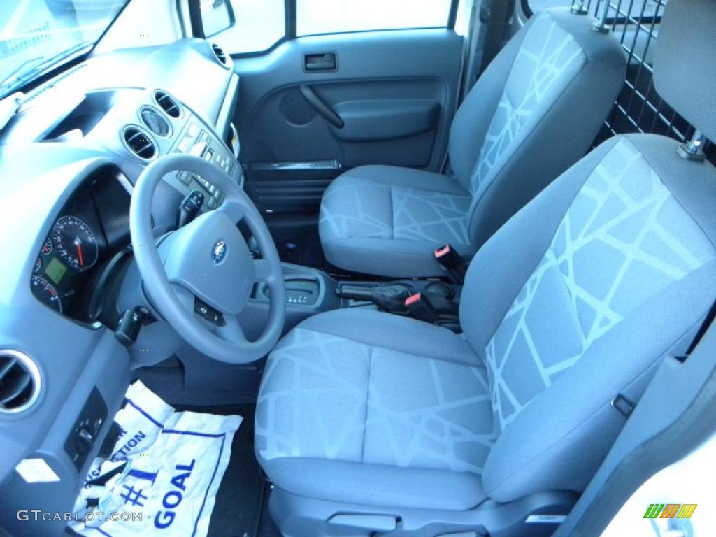 Dark Gray Interior 2010 Ford Transit Connect XLT Cargo Van Photo #40632122