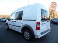 Frozen White 2010 Ford Transit Connect XLT Cargo Van Exterior