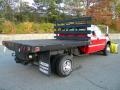 2001 Victory Red Chevrolet Silverado 3500 Extended Cab 4x4 Chassis Plow Truck  photo #17