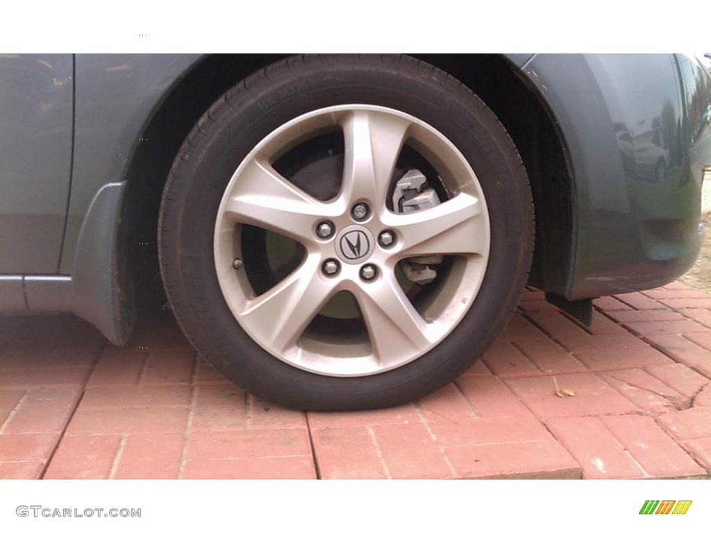 2010 TSX Sedan - Polished Metal Metallic / Ebony photo #9