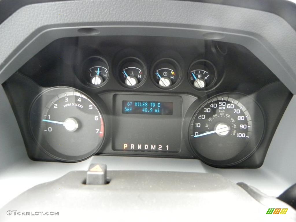 2011 Ford F250 Super Duty XL SuperCab Chassis Gauges Photo #40632578