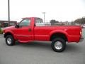 Red - F350 Super Duty XLT Regular Cab 4x4 Photo No. 17