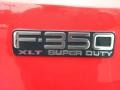 2000 Red Ford F350 Super Duty XLT Regular Cab 4x4  photo #24