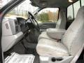 Medium Graphite 2000 Ford F350 Super Duty XLT Regular Cab 4x4 Interior Color