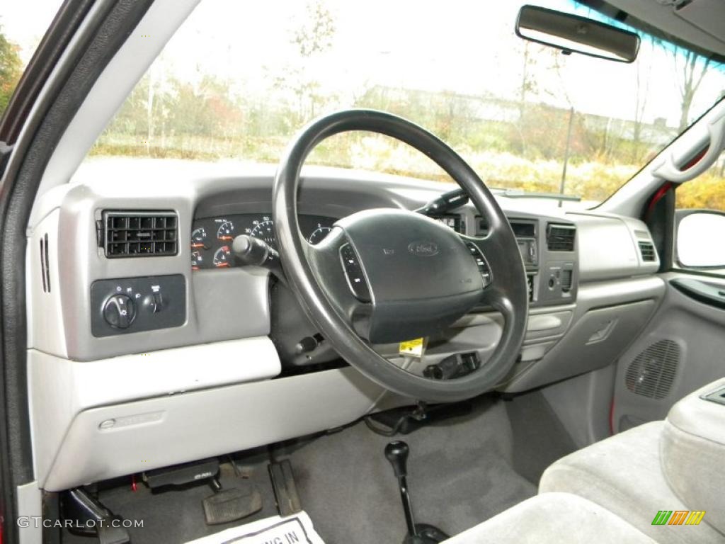 Medium Graphite Interior 2000 Ford F350 Super Duty XLT Regular Cab 4x4 Photo #40633018