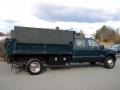 2004 Dark Green Satin Metallic Ford F550 Super Duty XL Crew Cab Chassis Dump Truck  photo #9