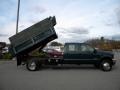 2004 Dark Green Satin Metallic Ford F550 Super Duty XL Crew Cab Chassis Dump Truck  photo #24