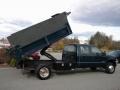 2004 Dark Green Satin Metallic Ford F550 Super Duty XL Crew Cab Chassis Dump Truck  photo #25