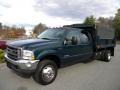 Dark Green Satin Metallic - F550 Super Duty XL Crew Cab Chassis Dump Truck Photo No. 27