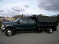 Dark Green Satin Metallic - F550 Super Duty XL Crew Cab Chassis Dump Truck Photo No. 29