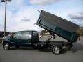 2004 Dark Green Satin Metallic Ford F550 Super Duty XL Crew Cab Chassis Dump Truck  photo #42