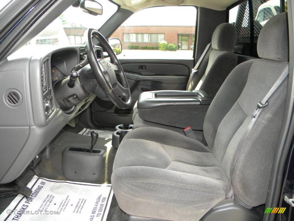 Dark Charcoal Interior 2006 Chevrolet Silverado 2500HD LT Regular Cab 4x4 Chassis Photo #40634258
