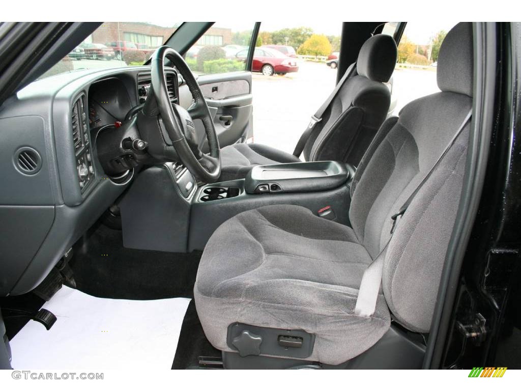 Graphite Interior 2001 GMC Sierra 2500HD SLE Crew Cab 4x4 Photo #40634666