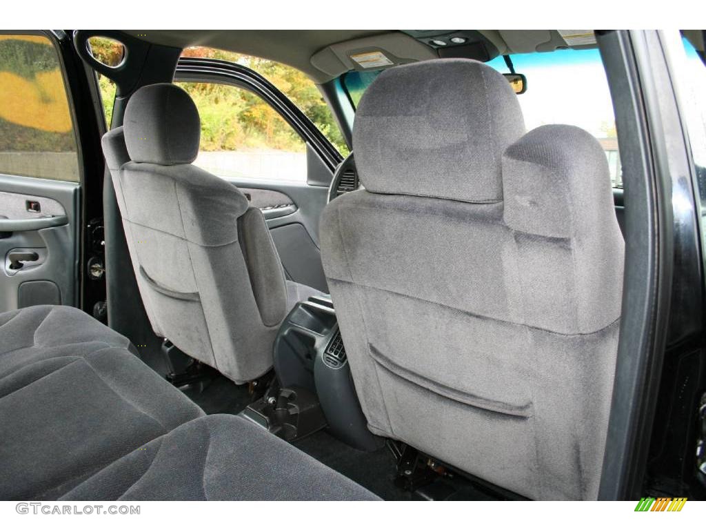 Graphite Interior 2001 GMC Sierra 2500HD SLE Crew Cab 4x4 Photo #40634730