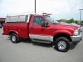 2003 Toreador Red Metallic Ford F350 Super Duty XLT Regular Cab 4x4  photo #2