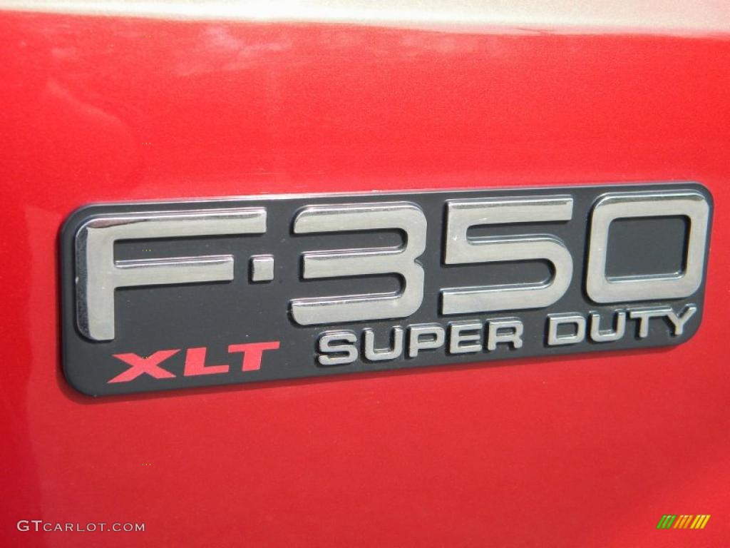 2003 F350 Super Duty XLT Regular Cab 4x4 - Toreador Red Metallic / Medium Flint photo #21