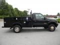 2004 Black Ford F350 Super Duty XL Regular Cab 4x4 Chassis Commercial  photo #4