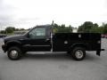 2004 Black Ford F350 Super Duty XL Regular Cab 4x4 Chassis Commercial  photo #5