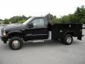 2004 Black Ford F350 Super Duty XL Regular Cab 4x4 Chassis Commercial  photo #9