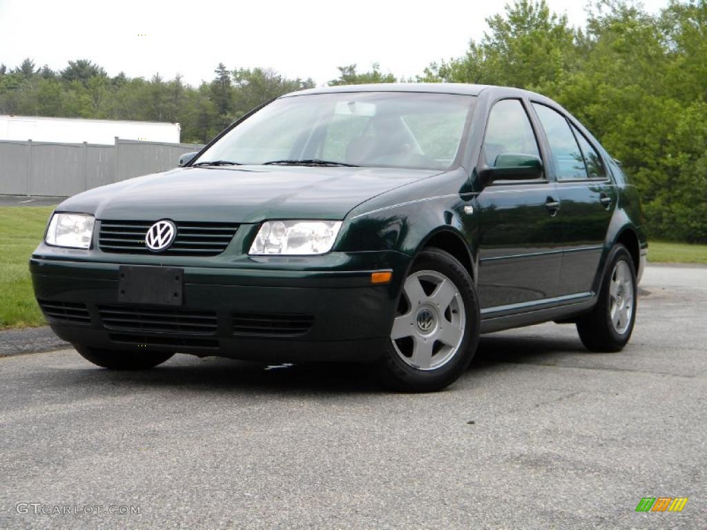 2001 Jetta GLS TDI Sedan - Baltic Green / Black photo #1