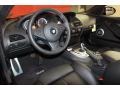 Black 2010 BMW M6 Coupe Interior Color