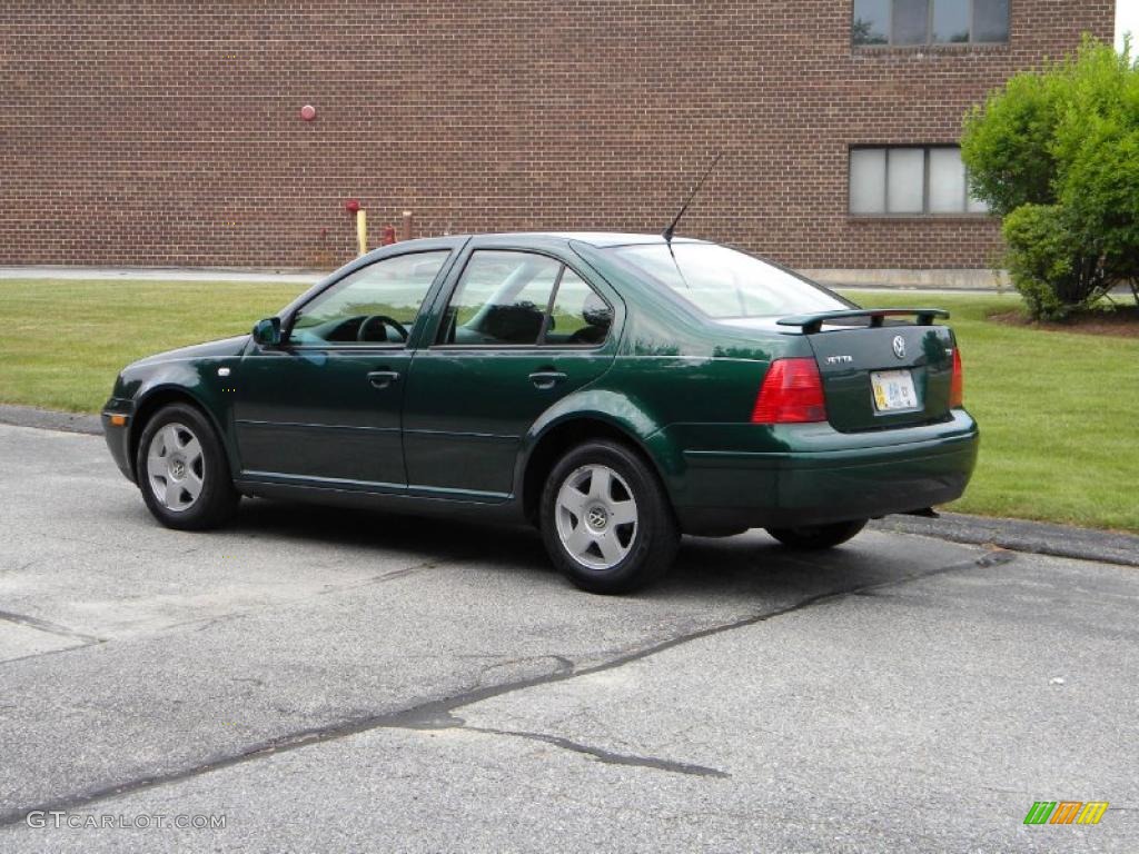 2001 Jetta GLS TDI Sedan - Baltic Green / Black photo #6