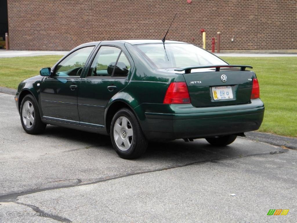 2001 Jetta GLS TDI Sedan - Baltic Green / Black photo #7