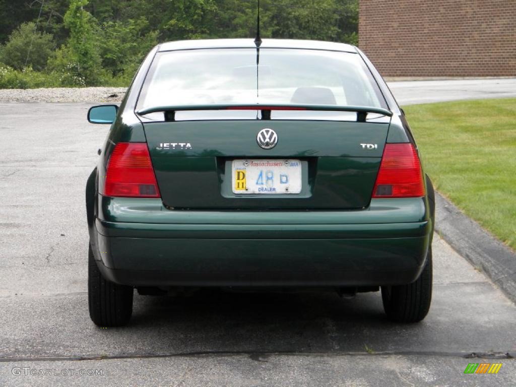 2001 Jetta GLS TDI Sedan - Baltic Green / Black photo #9