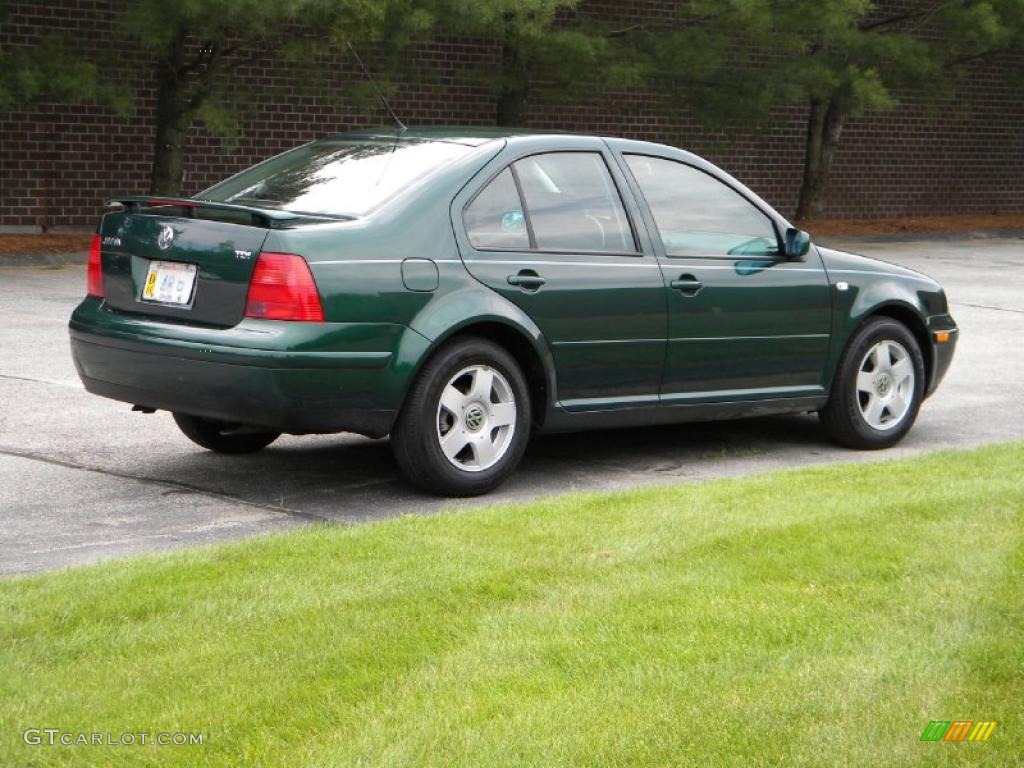 2001 Jetta GLS TDI Sedan - Baltic Green / Black photo #11