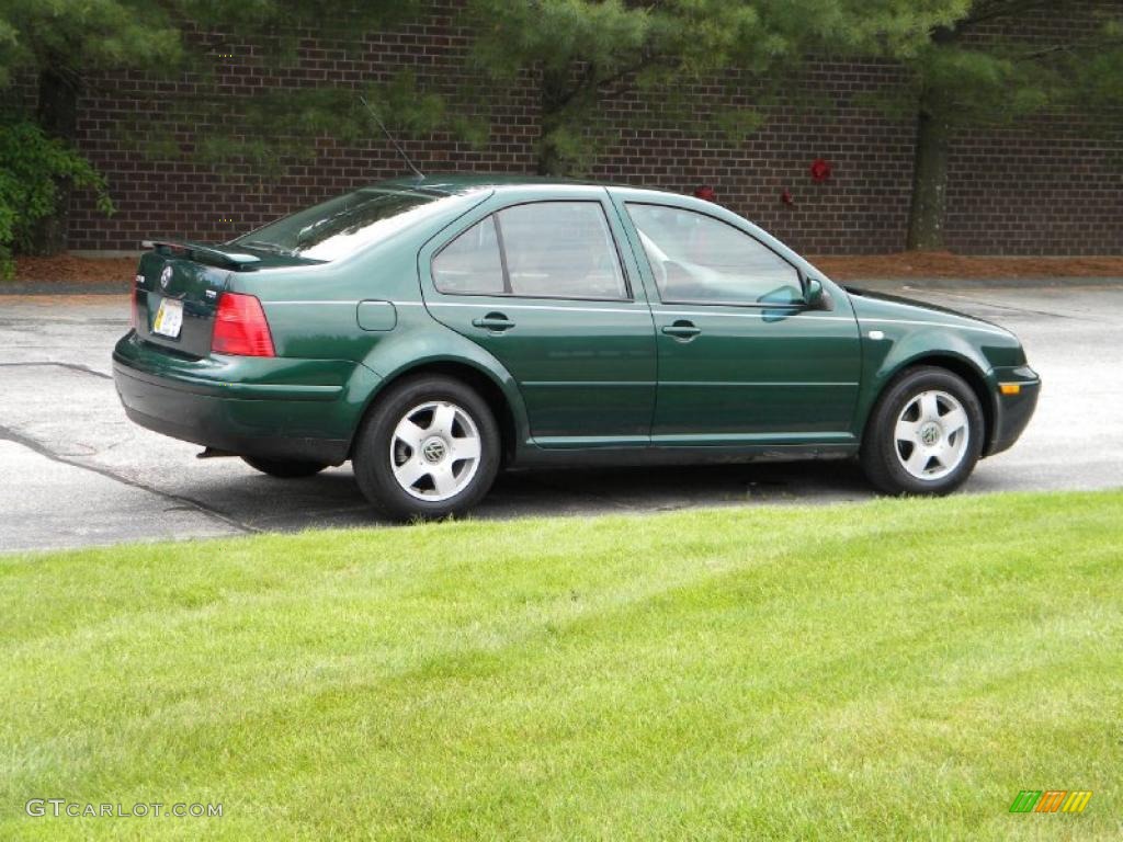 2001 Jetta GLS TDI Sedan - Baltic Green / Black photo #12