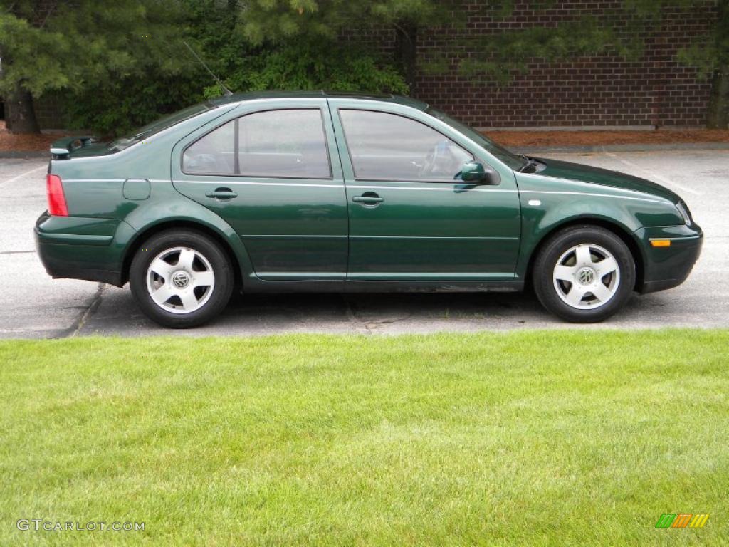 2001 Jetta GLS TDI Sedan - Baltic Green / Black photo #13