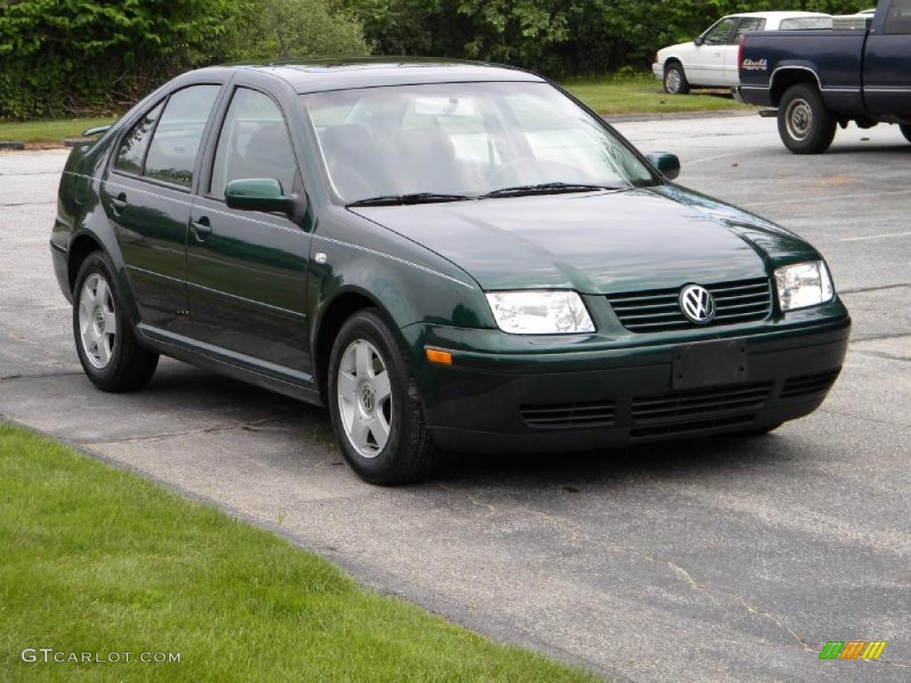 2001 Jetta GLS TDI Sedan - Baltic Green / Black photo #15