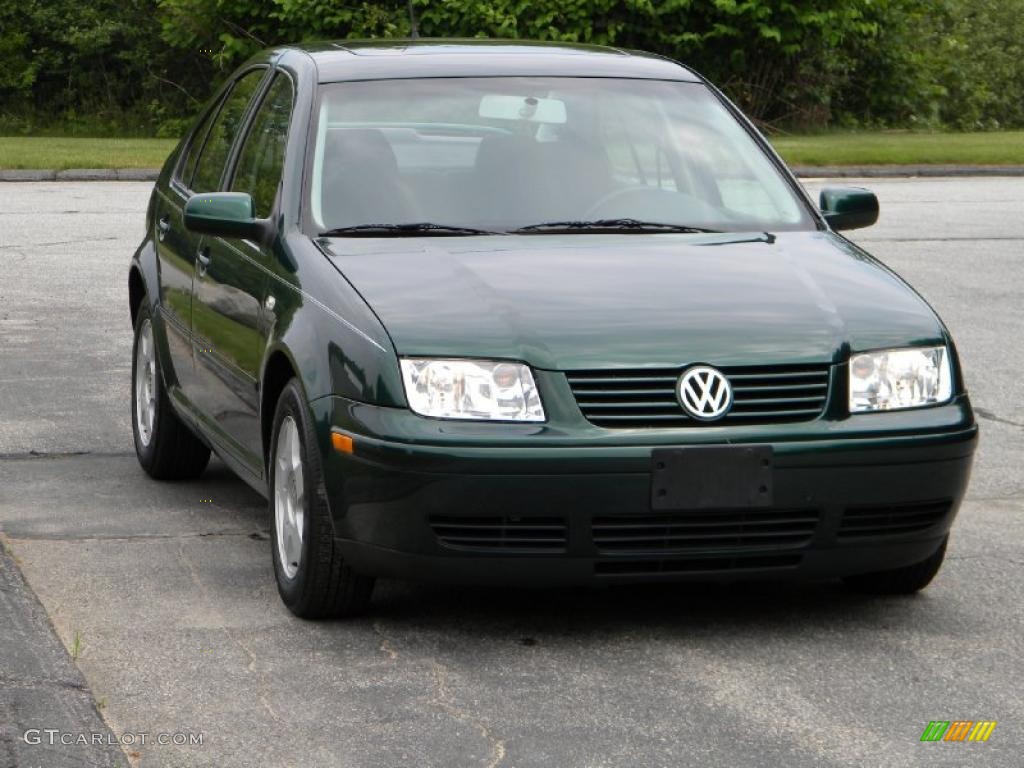 2001 Jetta GLS TDI Sedan - Baltic Green / Black photo #16