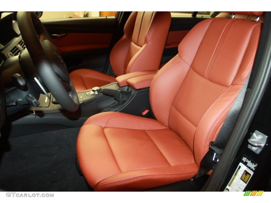 Fox Red Novillo Leather Interior 2011 BMW M3 Sedan Photo #40636074