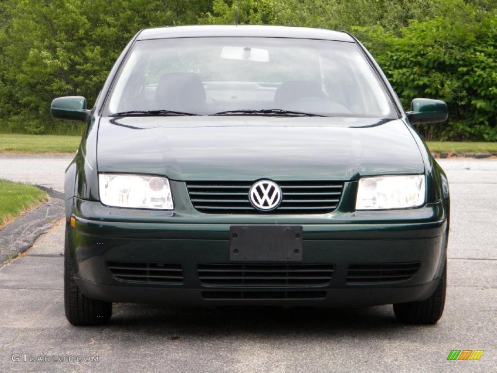 2001 Jetta GLS TDI Sedan - Baltic Green / Black photo #17