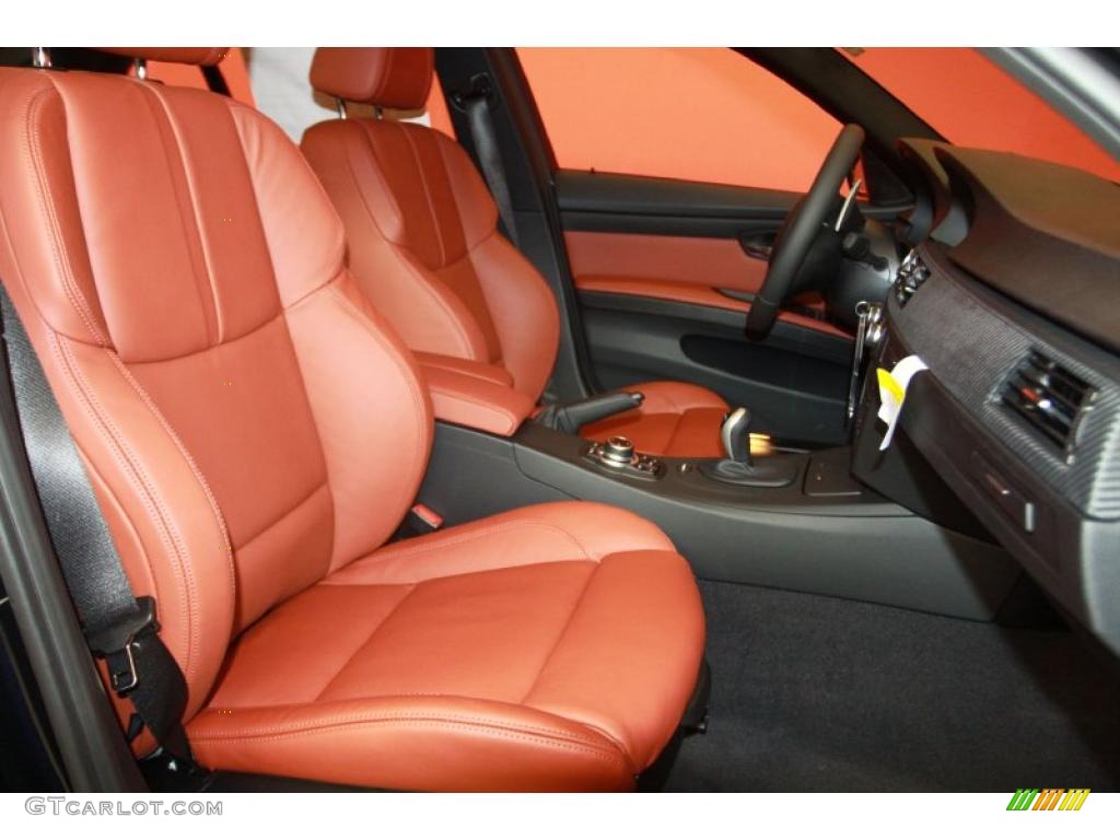 Fox Red Novillo Leather Interior 2011 BMW M3 Sedan Photo #40636134