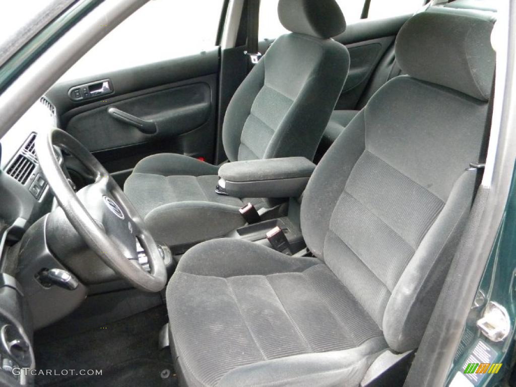 Black Interior 2001 Volkswagen Jetta GLS TDI Sedan Photo #40636138