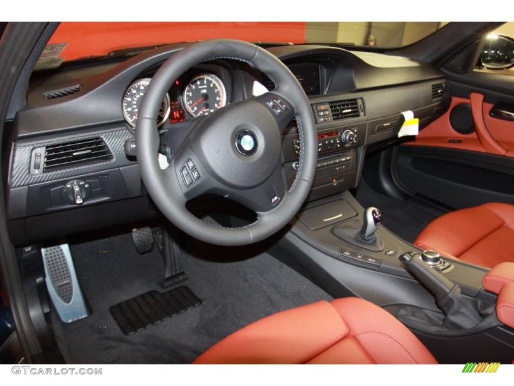 Fox Red Novillo Leather Interior 2011 BMW M3 Sedan Photo #40636206