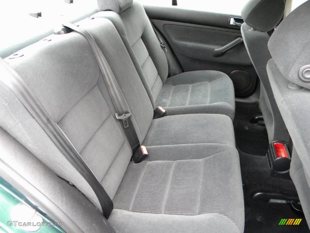 Black Interior 2001 Volkswagen Jetta GLS TDI Sedan Photo #40636214