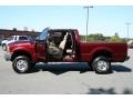 2000 Dark Toreador Red Metallic Ford F350 Super Duty Lariat Extended Cab 4x4  photo #13