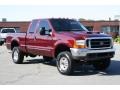 Dark Toreador Red Metallic - F350 Super Duty Lariat Extended Cab 4x4 Photo No. 15