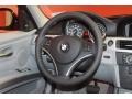 Gray Dakota Leather 2011 BMW 3 Series 335i Sedan Steering Wheel