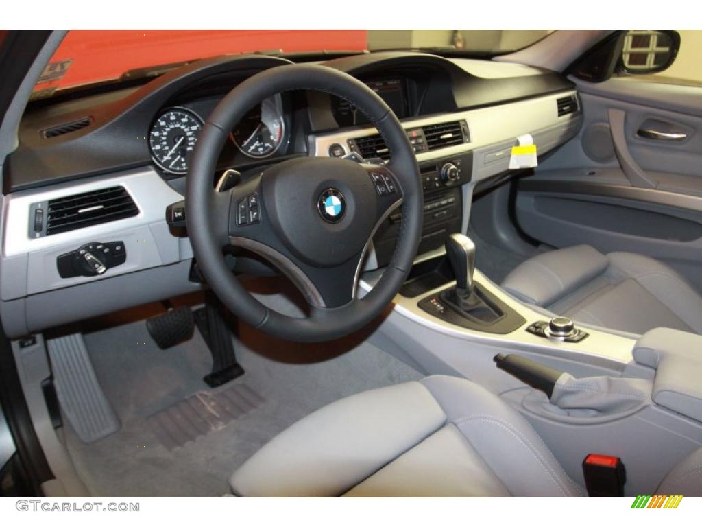 Gray Dakota Leather Interior 2011 BMW 3 Series 335i Sedan Photo #40636578