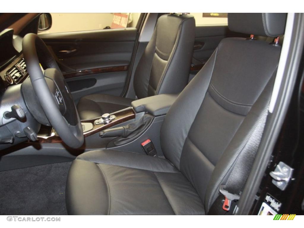 2011 3 Series 328i Sedan - Jet Black / Black photo #2