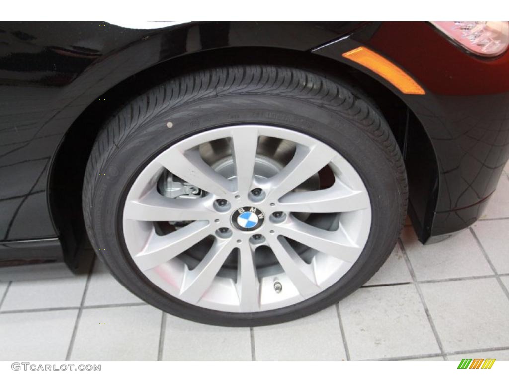 2011 3 Series 328i Sedan - Jet Black / Black photo #10