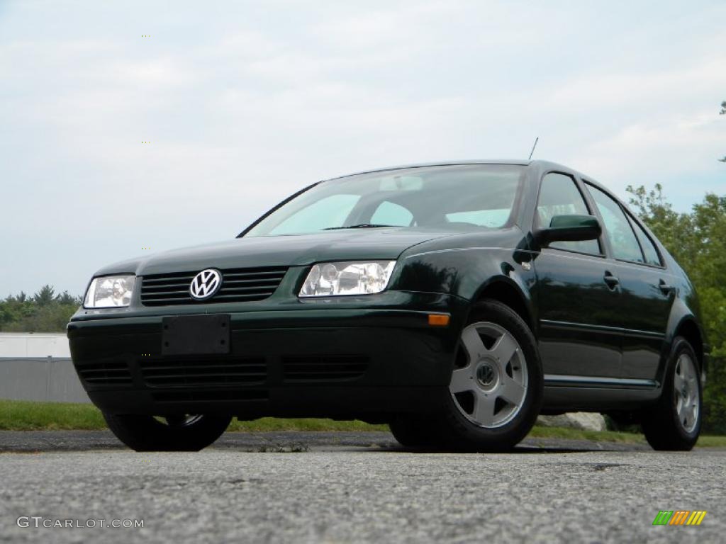 2001 Jetta GLS TDI Sedan - Baltic Green / Black photo #52