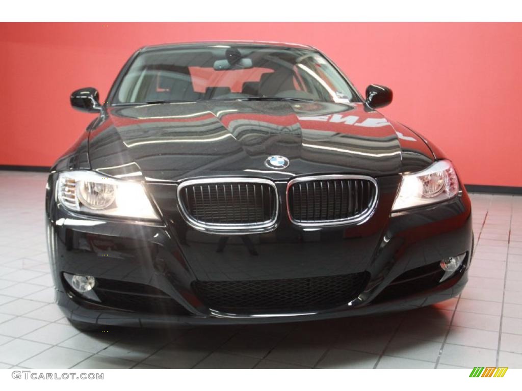 2011 3 Series 328i Sedan - Jet Black / Black photo #11