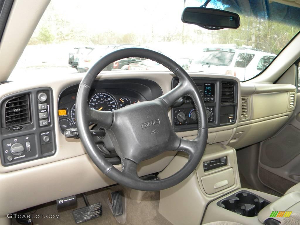 Neutral Interior 2002 GMC Sierra 1500 SLE Extended Cab 4x4 Photo #40637194