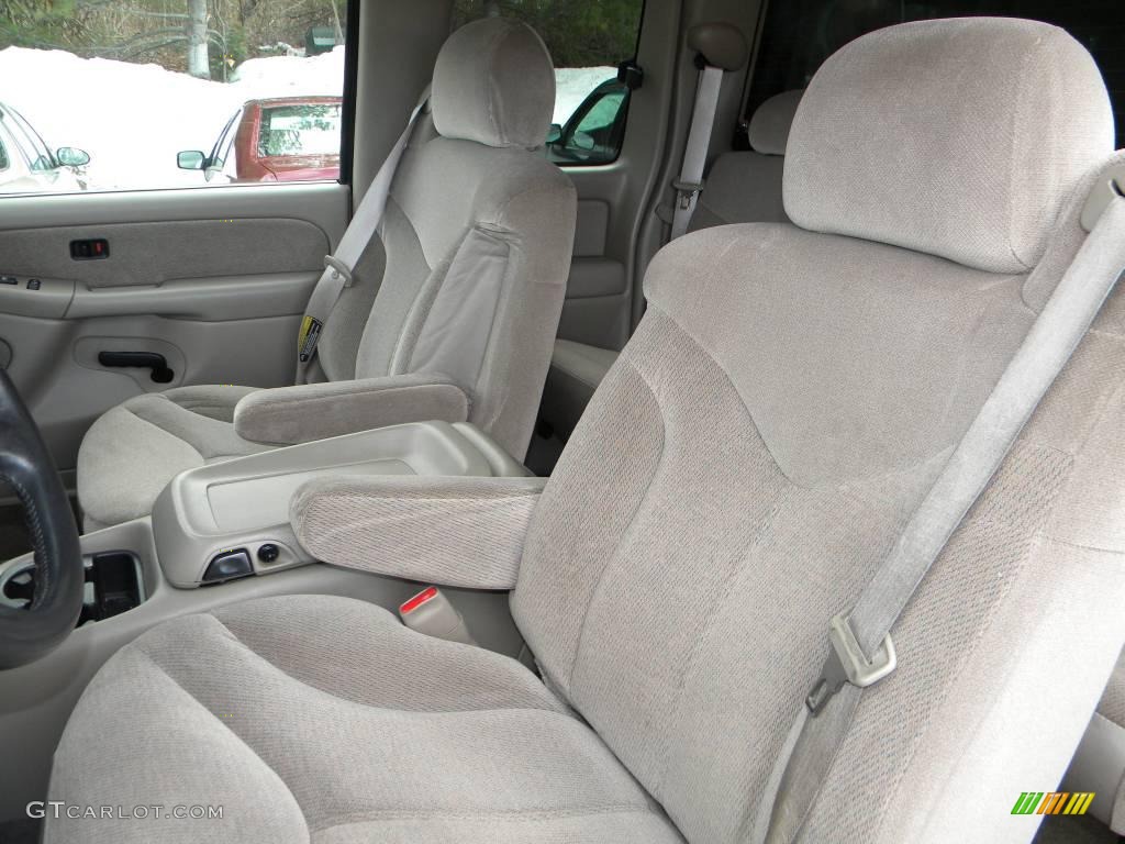Neutral Interior 2002 GMC Sierra 1500 SLE Extended Cab 4x4 Photo #40637210